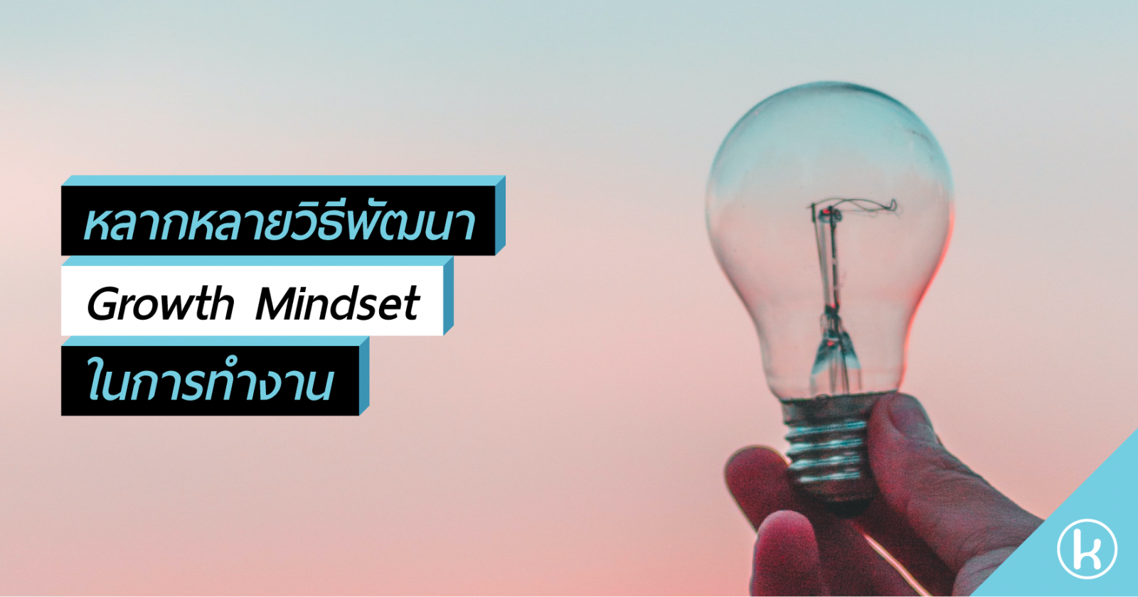 หลากหลายวิธีพัฒนา Growth Mindset ในการทำงาน