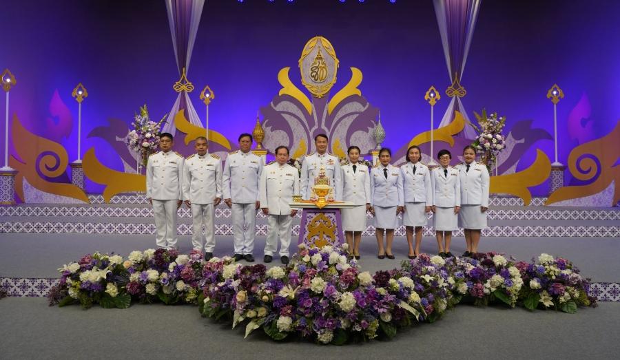 OKMD บันทึกเทปถวายพระพร สมเด็จพระนางเจ้าฯ พระบรมราชินี ณ สถานีวิทยุโทรทัศน์แห่งประเทศไทย (NBT)