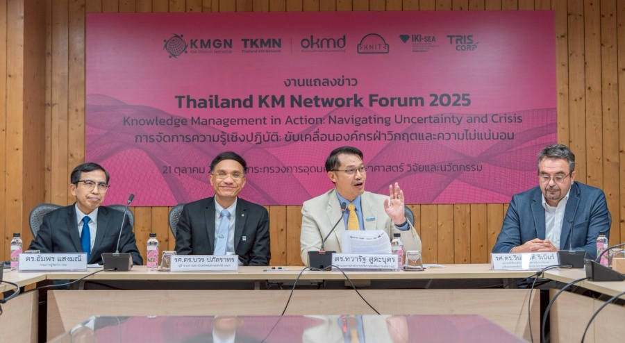 OKMD ร่วมกับ IKI-SEA TRIS และ KNIT จัดงาน “Thailand KM Network Forum 2025” พลิกเกมองค์กรไทยฝ่าวิกฤตโลก